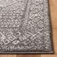 Safavieh Tulum 2" x 8" Dark Grey and Ivory Runner, , large