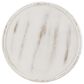 Linon Home Decor Inora Round Side Table in Distressed Antique White, , large
