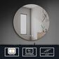 Lexora Home Nordica 35" Circular LED Vanity Mirror, , large