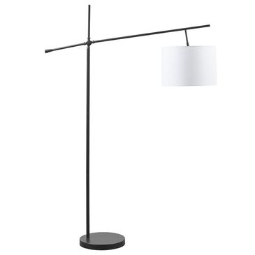 Hampton Park Keller Adjustable Arched Floor Lamp in Oil Rubbed Bronze and Cream, , large