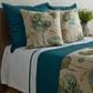 Ann Gish Opium 14" x 14" Square Throw Pillow in Azure, , large