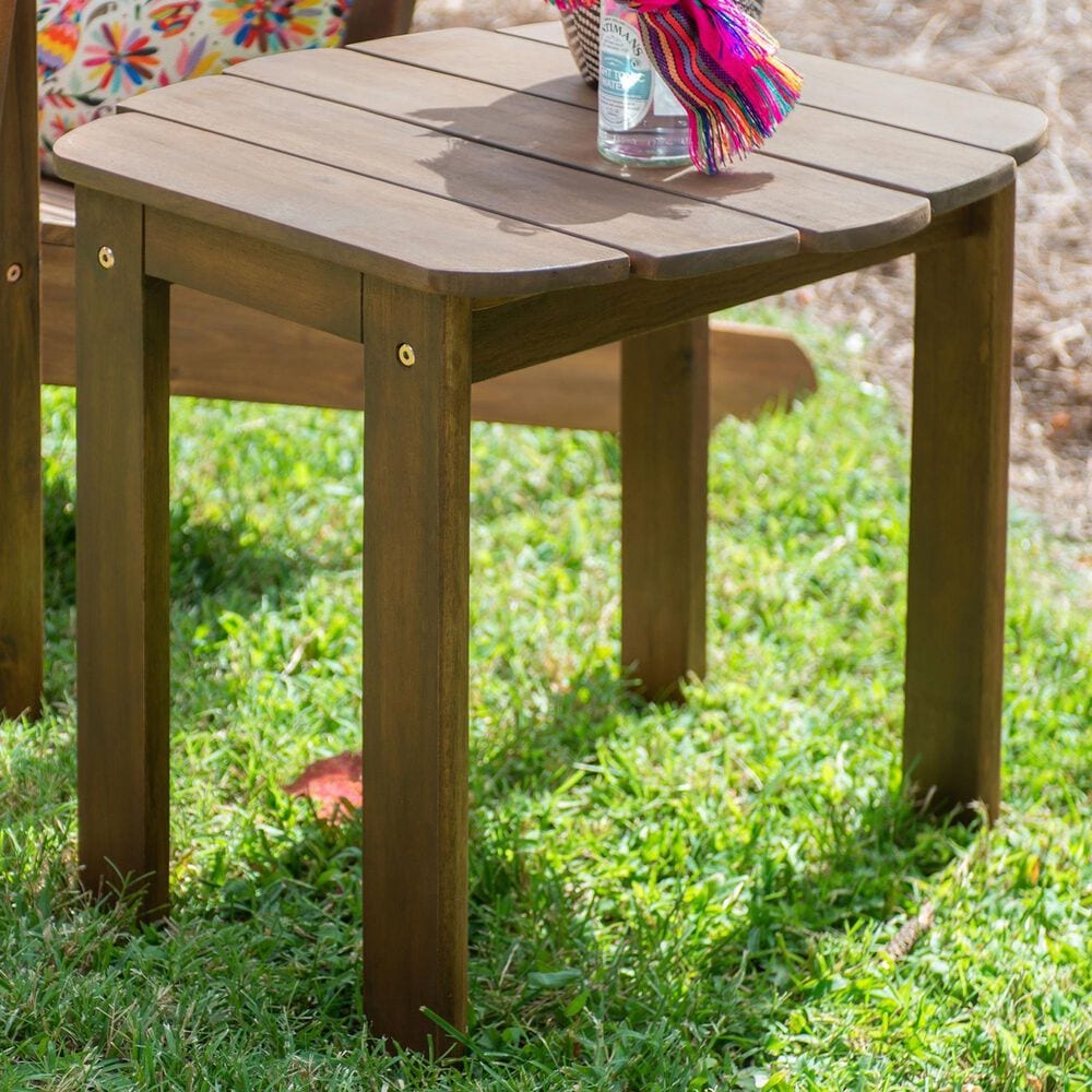 Linon Home Decor Adirondack End Table in Brown, , large