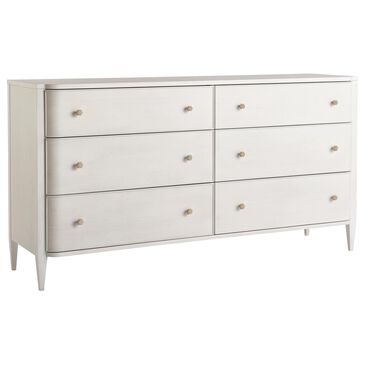 Furniture Worldwide Love Joy Bliss Chelsea 6 Drawer Dresser in Alabaster, , large