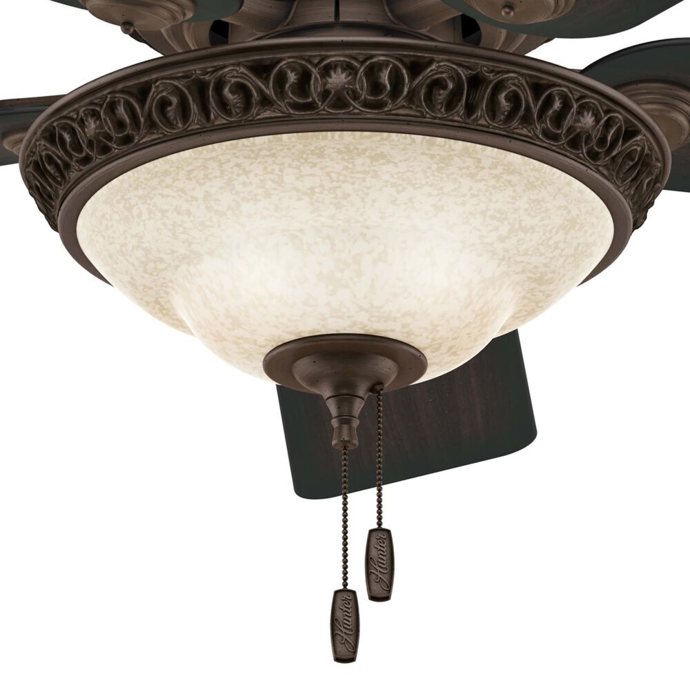 Hunter Italian Countryside 52&quot; Ceiling Fan with Lights in Cocoa, , large