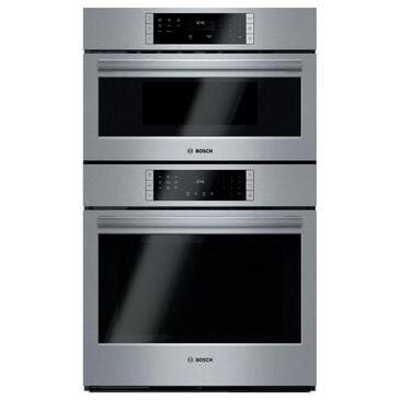 Bosch 30" Combination Double Electric Wall Oven in Stainless Steel, , large