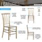 Rta Products Llc Chiavari Stackable Side Chair in Amber (Set of 2), , large