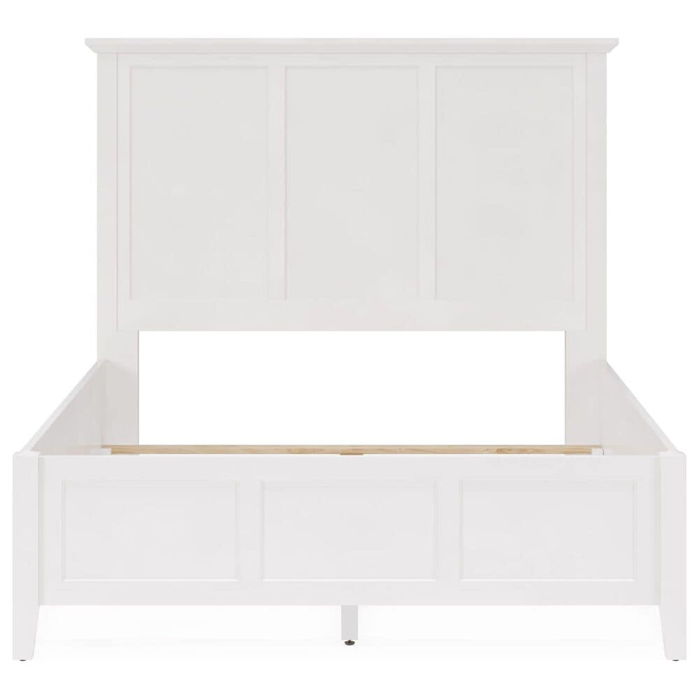 Urban Home Grace Full Three Panel Bed in Snowfall White, , large