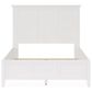 Urban Home Grace Full Three Panel Bed in Snowfall White, , large