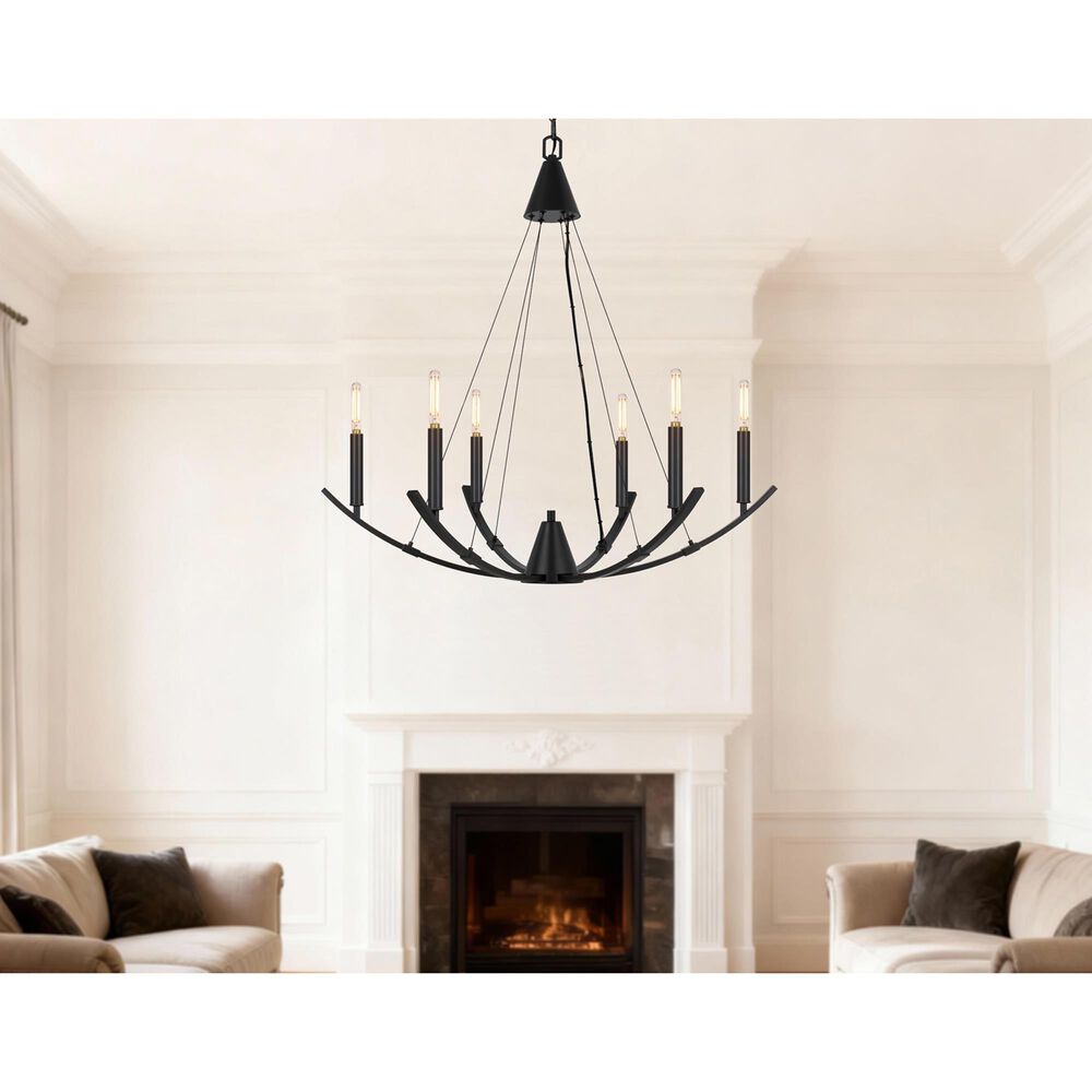 Cal Lighting Equinox Chandelier in Oil Rubbed Bronze, , large
