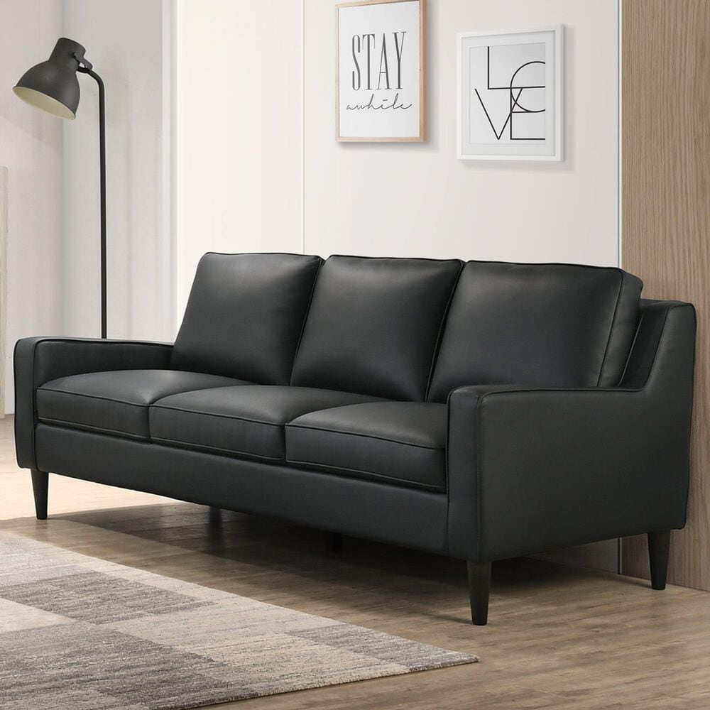 Porter Design Lazio Stationary Sofa in Black, , large