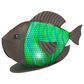 The Gerson Company 11" Solar Meadow Fish in Brown, Blue and Green, , large
