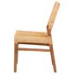 Baxton Studio Lesia Side Chair in Natural Brown and Walnut Brown, , large