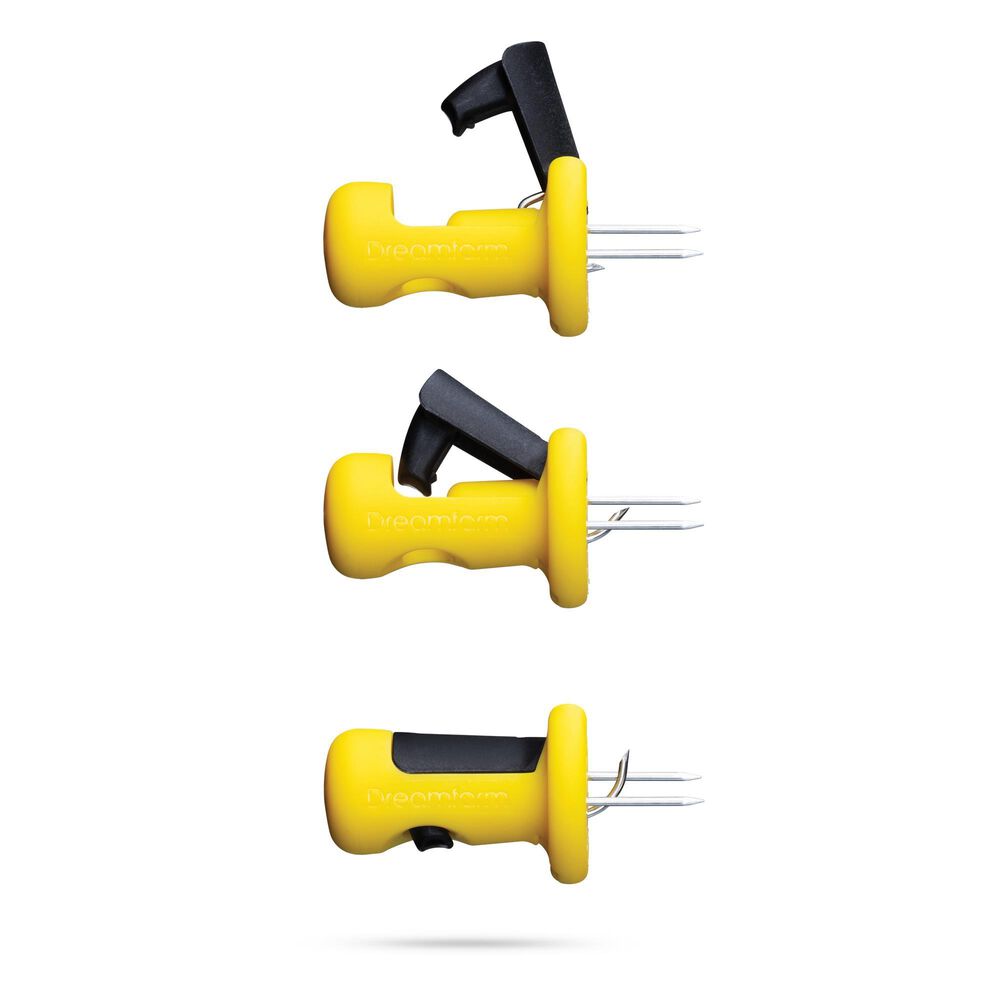 Dreamfarm Lockorns Lock Corn Holder in Yellow and Black &#40;Set of 4 Pairs&#41;, , large