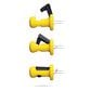 Dreamfarm Lockorns Lock Corn Holder in Yellow and Black (Set of 4 Pairs), , large