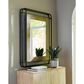 Ashley Beelman Accent Wall Mirror in Black and Brown, , large
