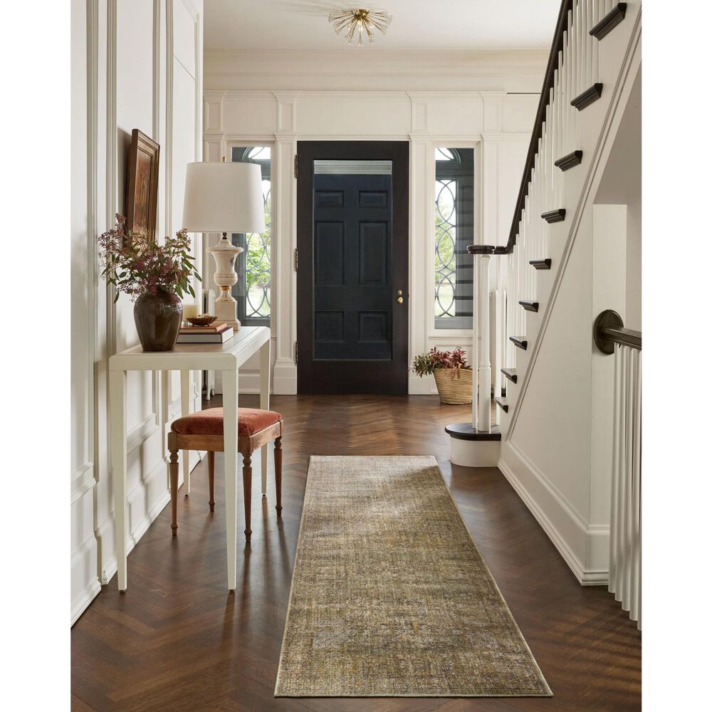 Loloi Bradbury 2&#39;6&quot; x 12&#39; Dove and Gold Runner, , large