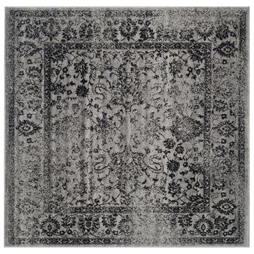 Safavieh Adirondack ADR109B-4SQ 4" x 4"  Grey/Black Square Rug, , large