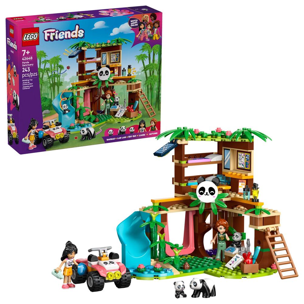 LEGO Panda Sanctuary Animal Care Building Set, , large