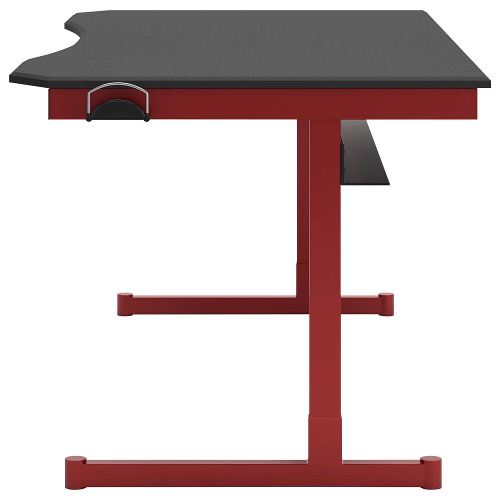 Ashley Lynxtyn Computer Desk in Red and Black, , large