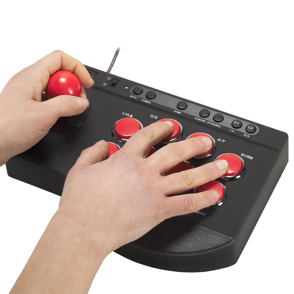 SUBSONIC Arcade Stick in Black and Red, , large