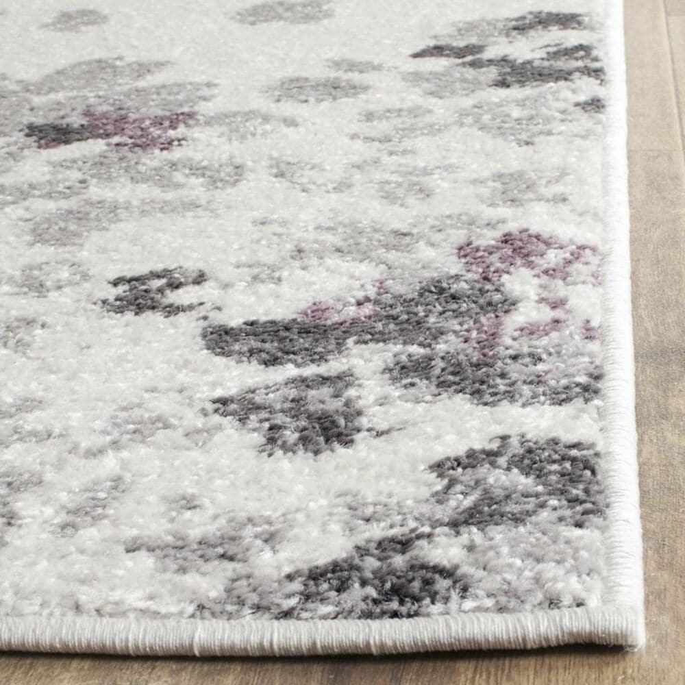 Safavieh Adirondack ADR115L 4&#39; Square Ivory and Purple Area Rug, , large