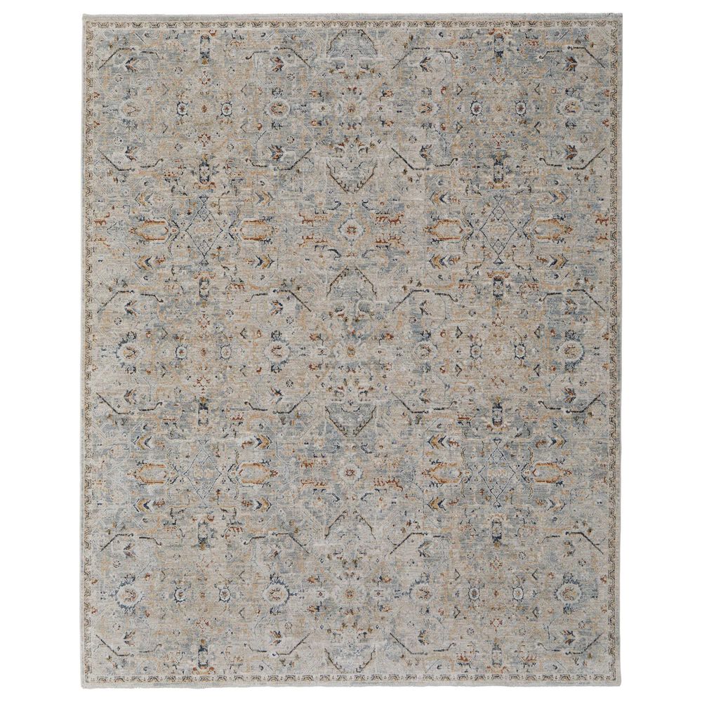 Feizy Pasha 39M6F 2" x 3" Ivory and Multicolor Area Rug, , large