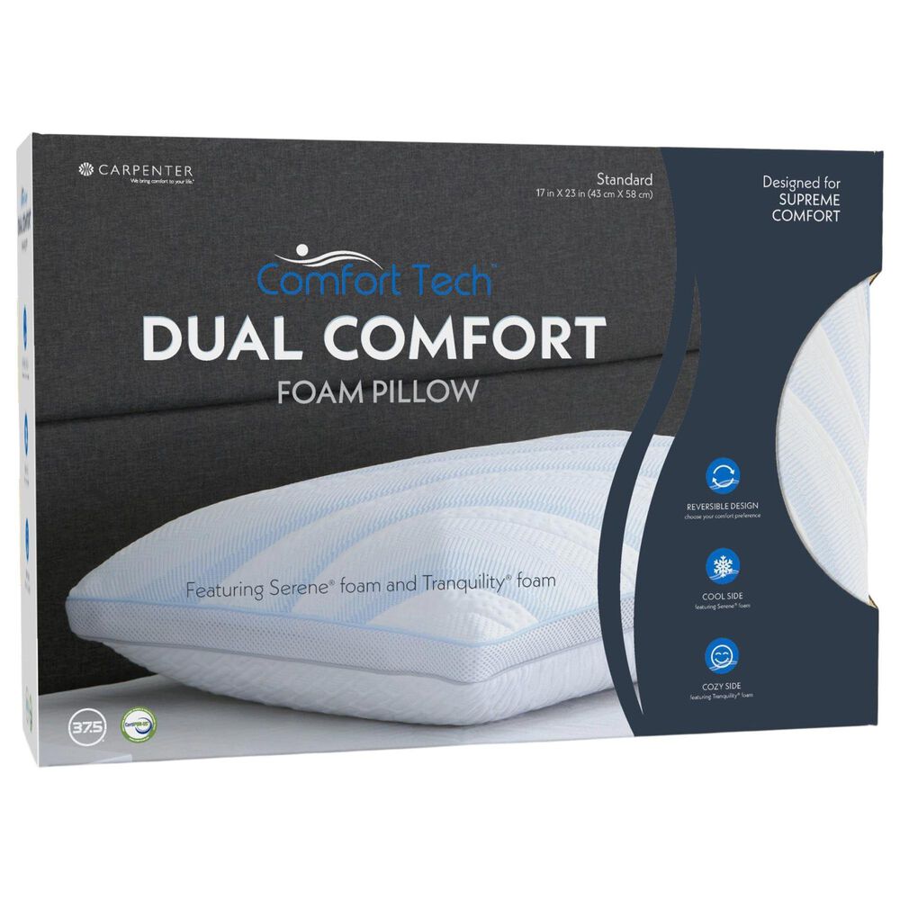 Isotonic Dual Comfort Foam Queen Pillow, , large