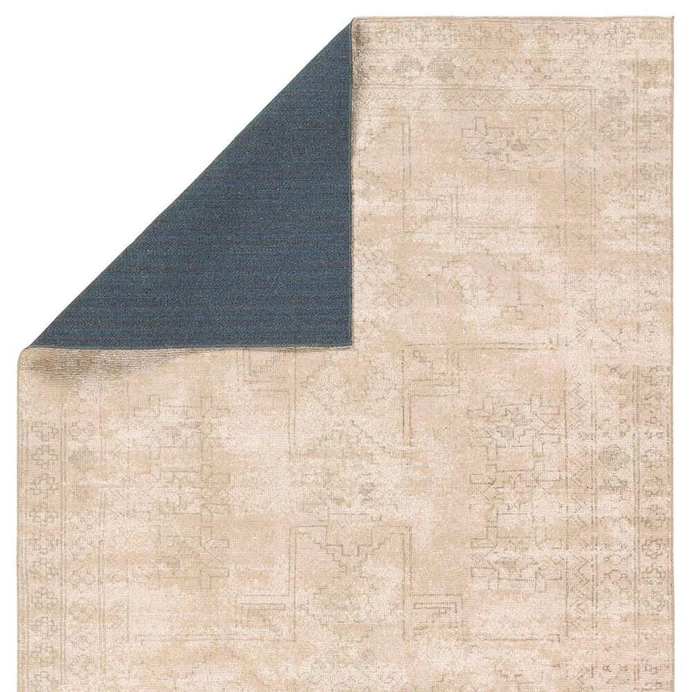 Jaipur Edage Tegona 2&#39;6&quot; x 8&#39; Smoke Gray, Shell, Frappe and Malt Ball Runner, , large