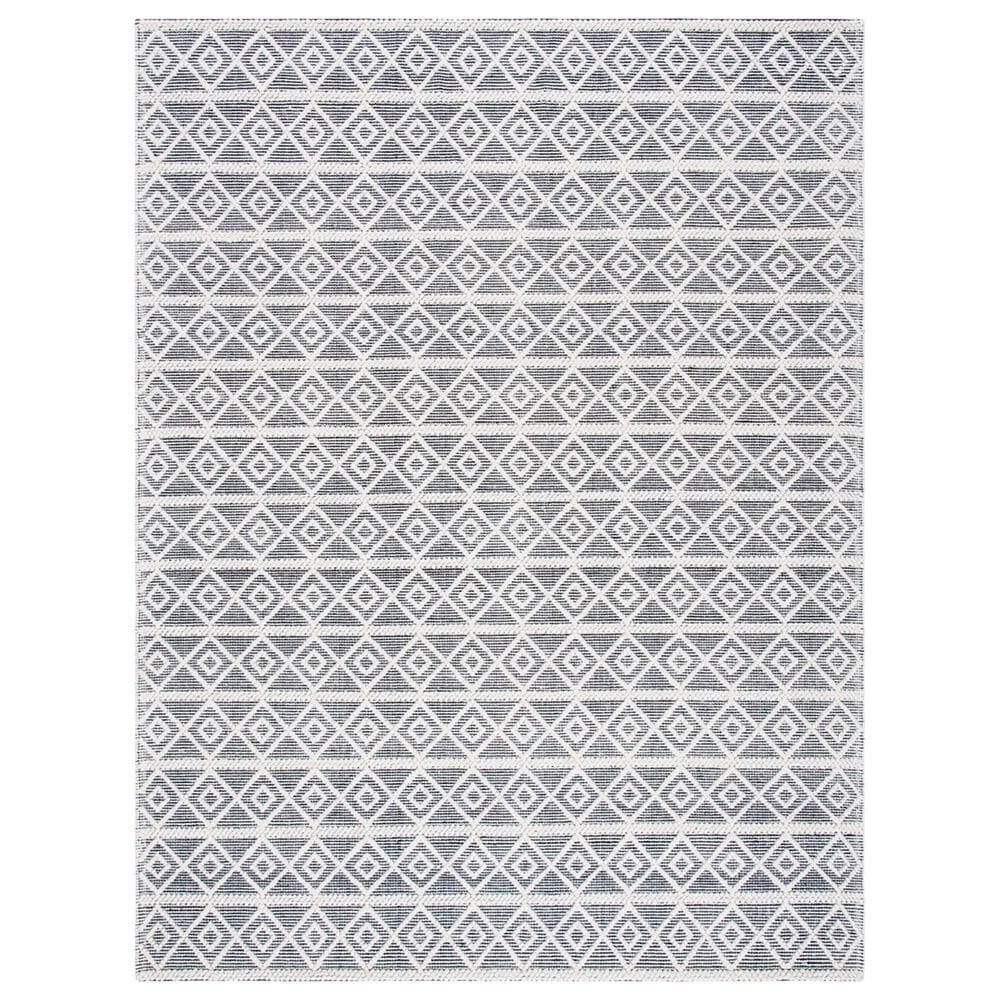 Safavieh Natura NAT477A 8" x 10" Ivory and Black Area Rug, , large
