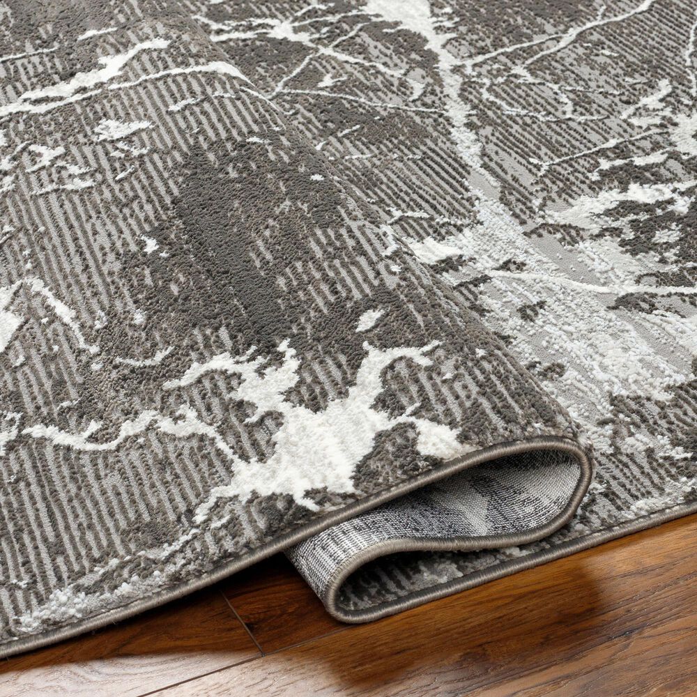 Surya Alder 8&#39;11&quot; x 12&#39; Gray, Tan, Charcoal, Ivory, Cream and Taupe Area Rug, , large