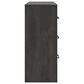 Ashley Hollivern 6-Drawer Dresser in Dark Gray, , large