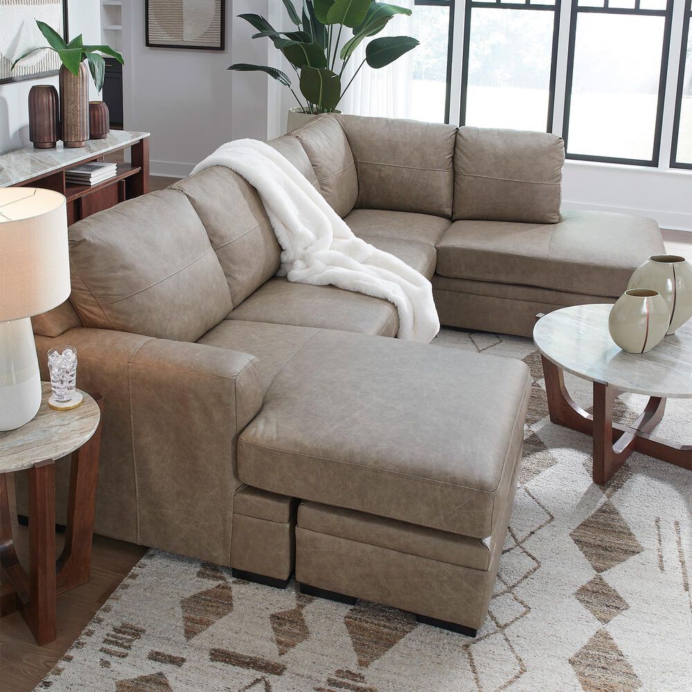 Ashley Amuleto 2-Piece Sectional with Chaise in Desert, , large