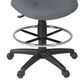 Regency Global Sourcing Comfort Series Swivel Computer Task Chair with Drafting Kit in Grey, , large