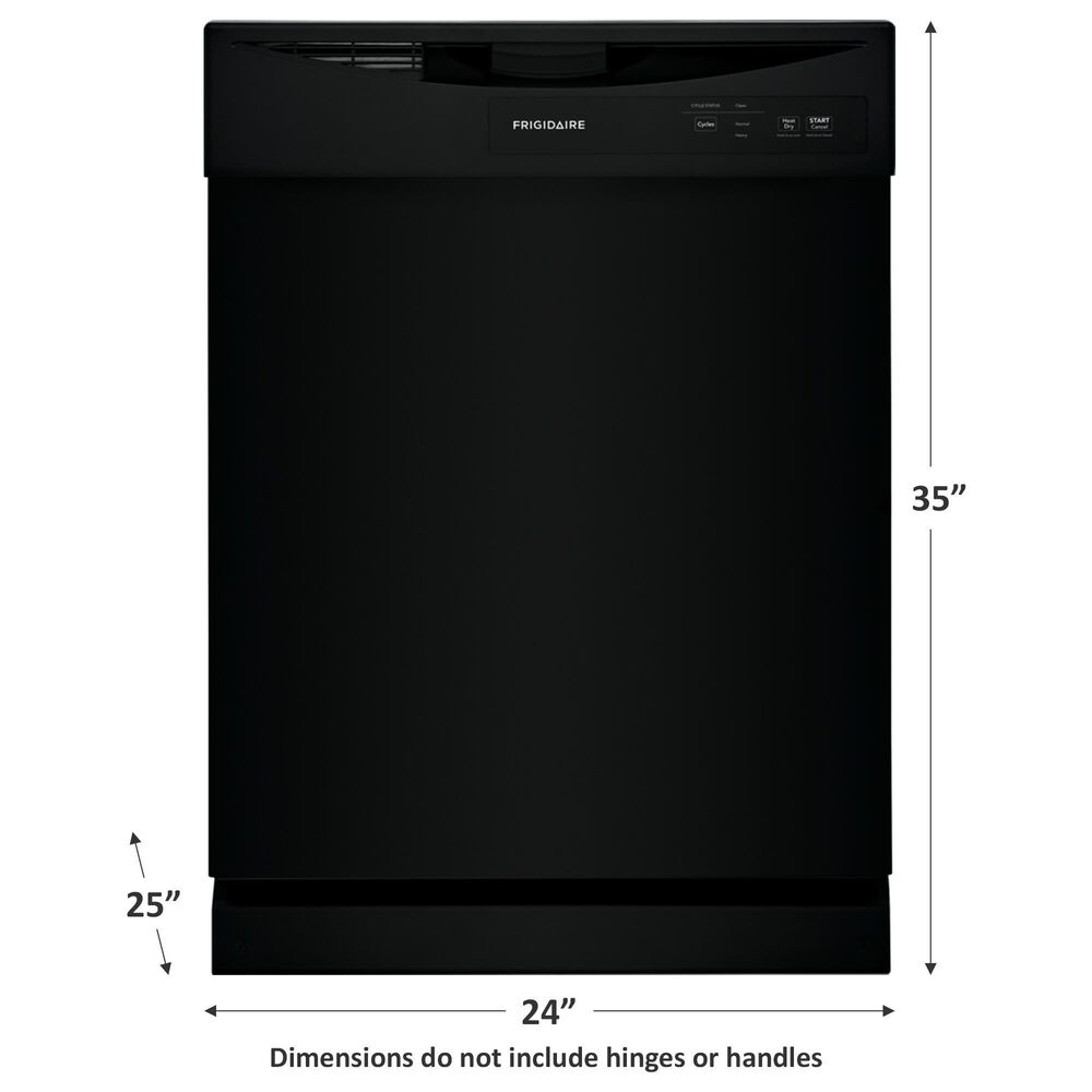 Frigidaire 24&quot; Built-In Dishwasher with 5 Level Wash System in Black, , large