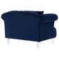 Blue River Elegance Accent Chair in Blue, , large