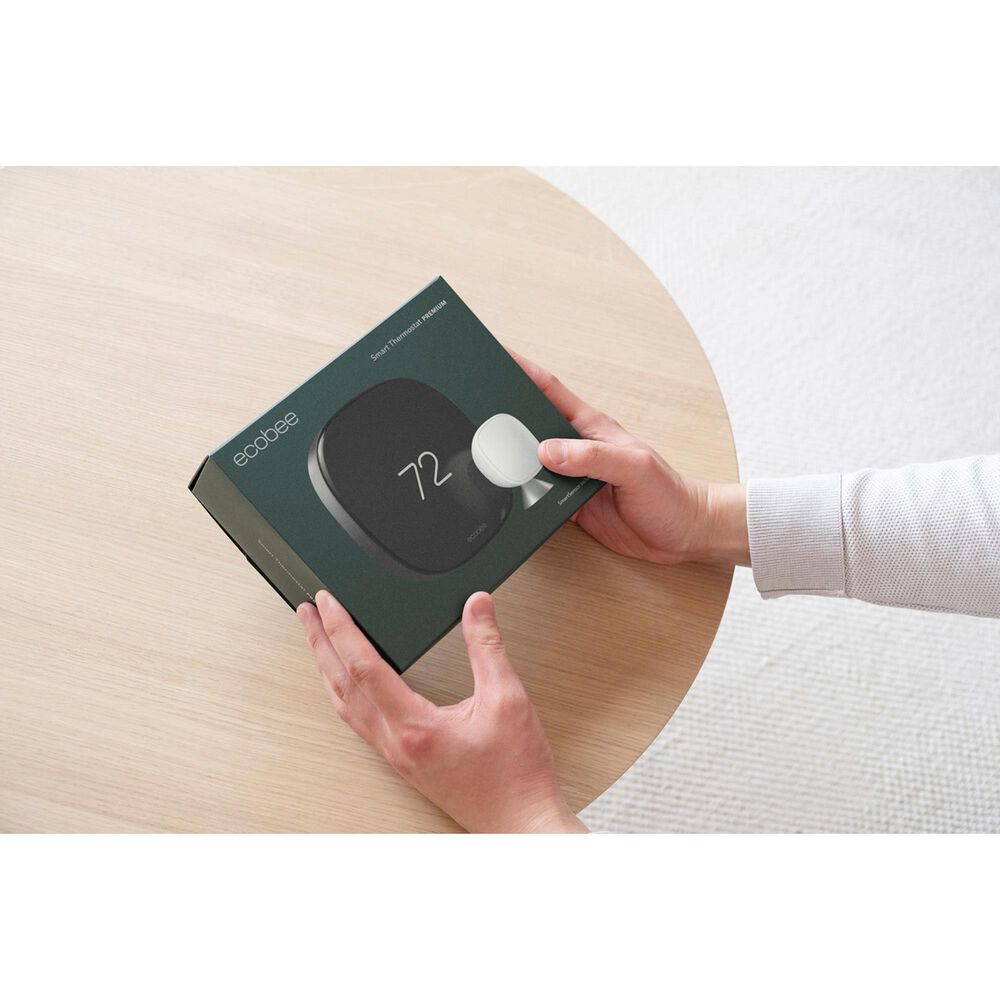 Ecobee Smart Thermostat Premium with SmartSensor in Black, , large
