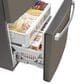 GE Appliances 23.1 Cu. Ft. Counter Depth French Door Refrigerator in Slate, , large