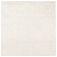 Safavieh August Shag AUG200C 6"7" Square Ivory Area Rug, , large