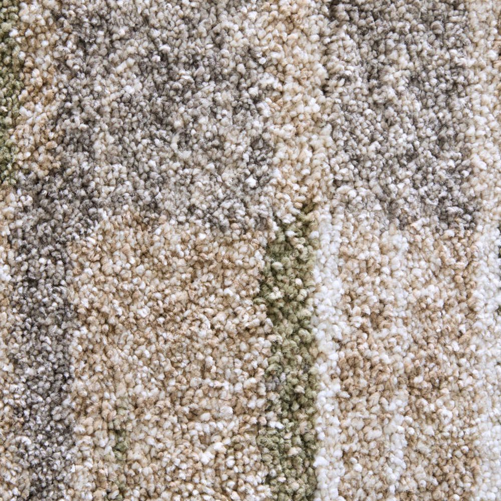 Feizy Richmond Gray and White 2&#39;6&quot; x 7&#39;3&quot; Runner, , large