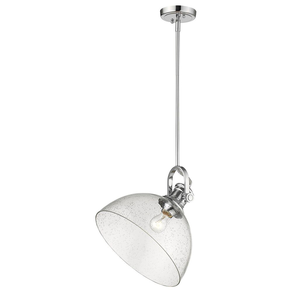 Golden Lighting Hines 1-Light Pendant in Chrome, , large