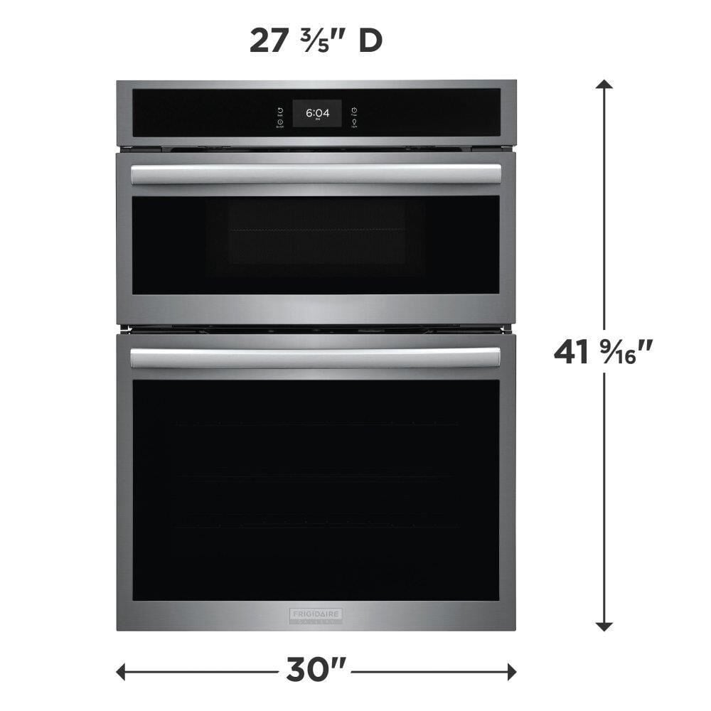 Frigidaire Gallery 30" Combination Oven with Stone Baked Pizza in Stainless Steel, , large