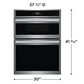 Frigidaire Gallery 30" Combination Oven with Stone Baked Pizza in Stainless Steel, , large