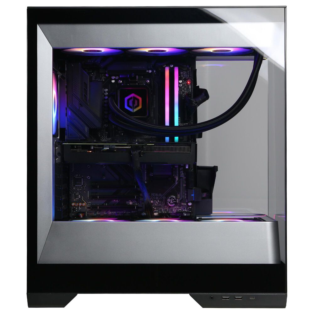 CyberPowerPC Gamer Supreme Gaming Desktop | AMD Ryzen 9 9900X - 32GB RAM - NVIDIA GeForce RTX 5070 Graphics - 2TB SSD in Black, , large