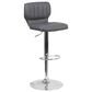 Flash Furniture Adjustable Barstool in Gray, , large