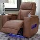 Ashley Point Clear Power Recliner in Caramel, , large