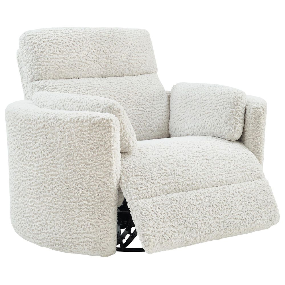 Ashley Gosaldo Power Swivel Glider Recliner in Silver, , large
