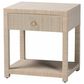 Baxton Studio Nata 1-Drawer Nightstand in Natural, , large