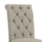 Signature Design by Ashley Harvina Side Chair with Beige Cushion in Light Walnut, , large