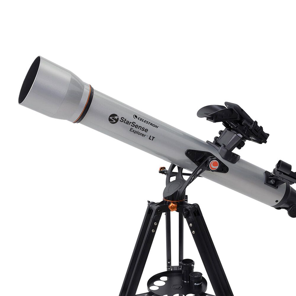 Celestron Starsense Explorer LT 80AZ Smartphone App-Enabled Refractor Telescope in Silver, , large