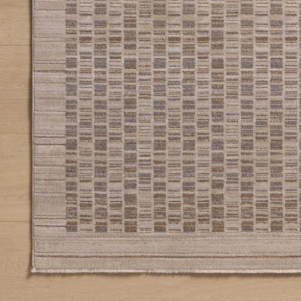 Amber Lewis x Loloi Cali 3&#39;6&quot; x 5&#39;6&quot; Natural and Slate Area Rug, , large